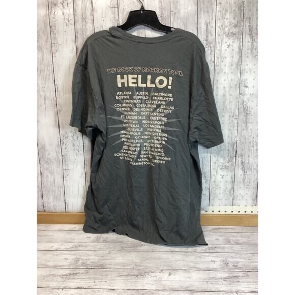 tropical y2k boho indie The Book of Mormon Men's T-Shirt Short Sleeve Black XL - Picture 2 of 4